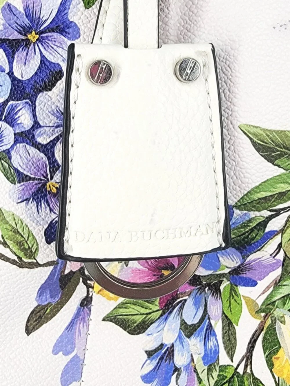 Dana Buchman Wisteria Crossbody/Top Handle Tote Bag Key Holder Multiple Pocket - Picture 2 of 15